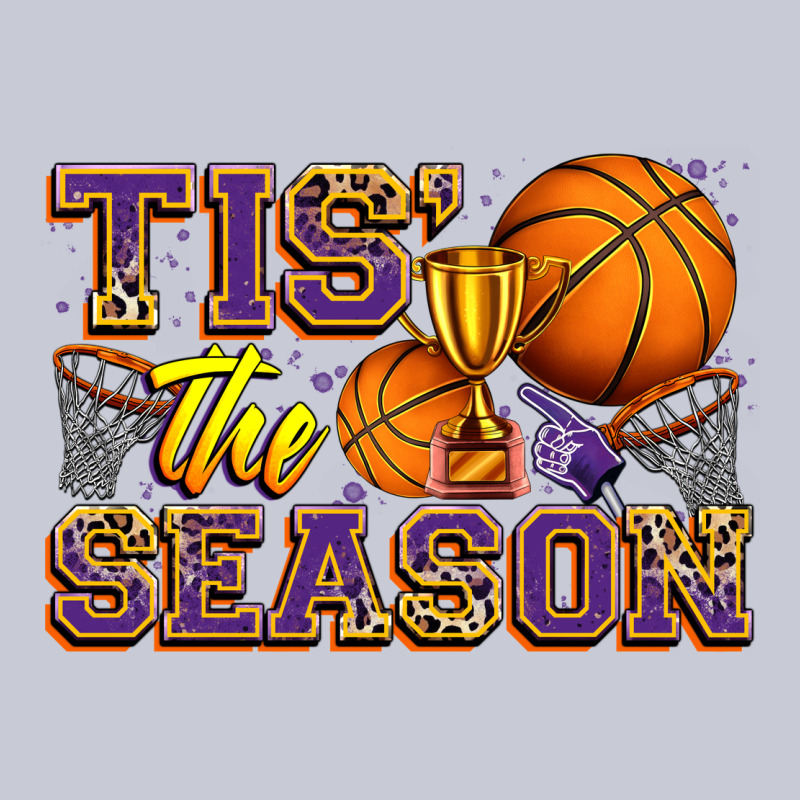 Tis' The Season Basketball Heavyweight Hoodie by Zillion Design Studio | Teevron