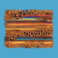 Leopard Serape Background Premium Hoodie | Teevron