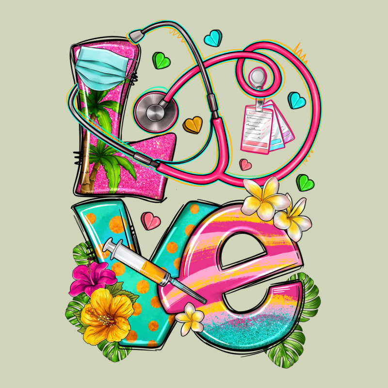 Love Summer Nurse Heavyweight Hoodie by texasbilliewilder | Teevron