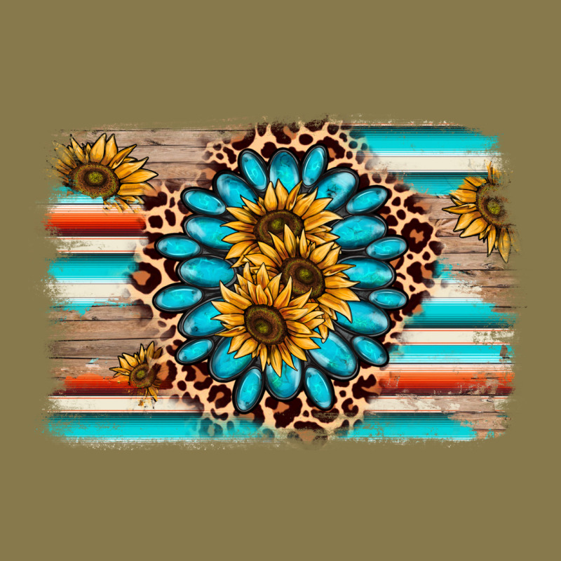 Gemstone Sunflower Background Premium Hoodie by AdoDesignShop | Teevron