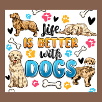 Life Is Better With Dogs Zipper Hoodie | Teevron