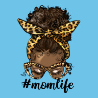 Afro Messy Bun Mom Life Premium Sweatshirt | Teevron