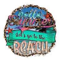 Hello Summer Let's Go To The Beach Premium Sweatshirt | Teevron