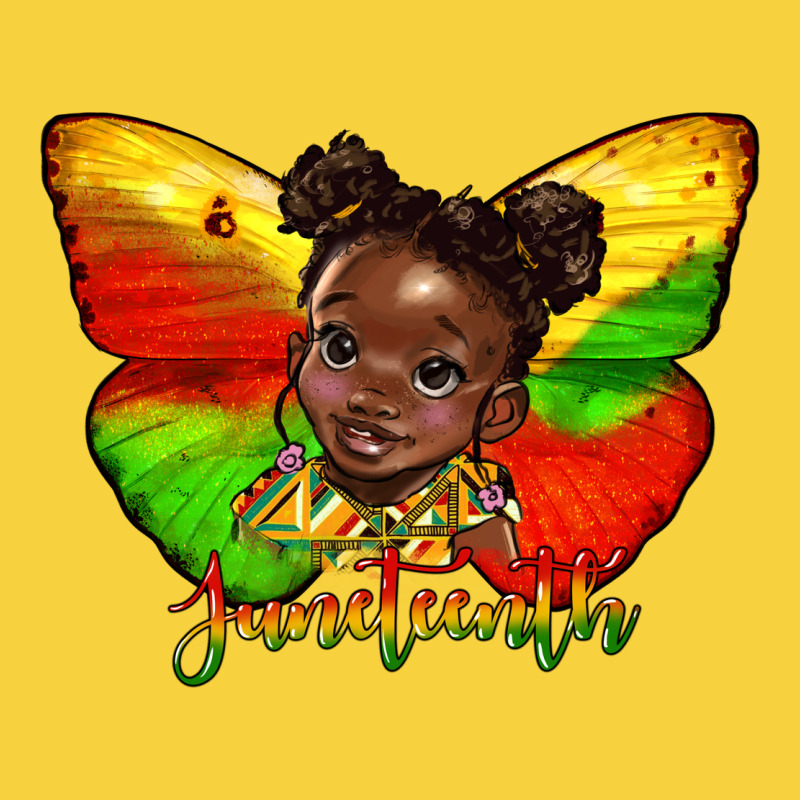 Juneteenth Butterfly Black Girl Premium Sweatshirt by HRA Design Shop | Teevron