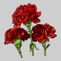 Scarlet Red Carnation Illustrations Premium Tee | Teevron