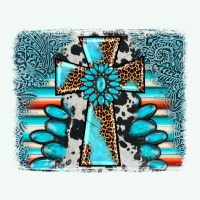 Cross Gemstone Background Premium Hoodie | Teevron