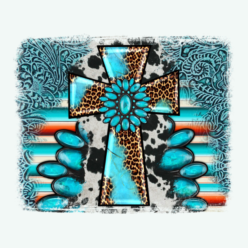 Cross Gemstone Background Premium Hoodie by AdoDesignShop | Teevron