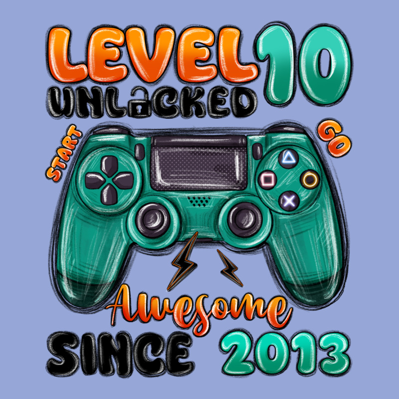 Level 10 Unlocked Awesome Since 2013 Classic Tee by MaliasSmallBusiness | Teevron