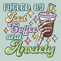 Fueled By Iced Coffee And Anxiety Zipper Hoodie | Teevron