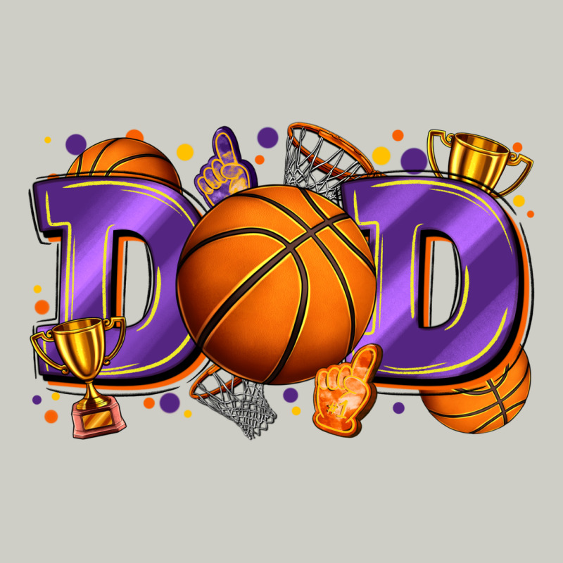 Dad Basketball Heavyweight Hoodie by Zillion Design Studio | Teevron