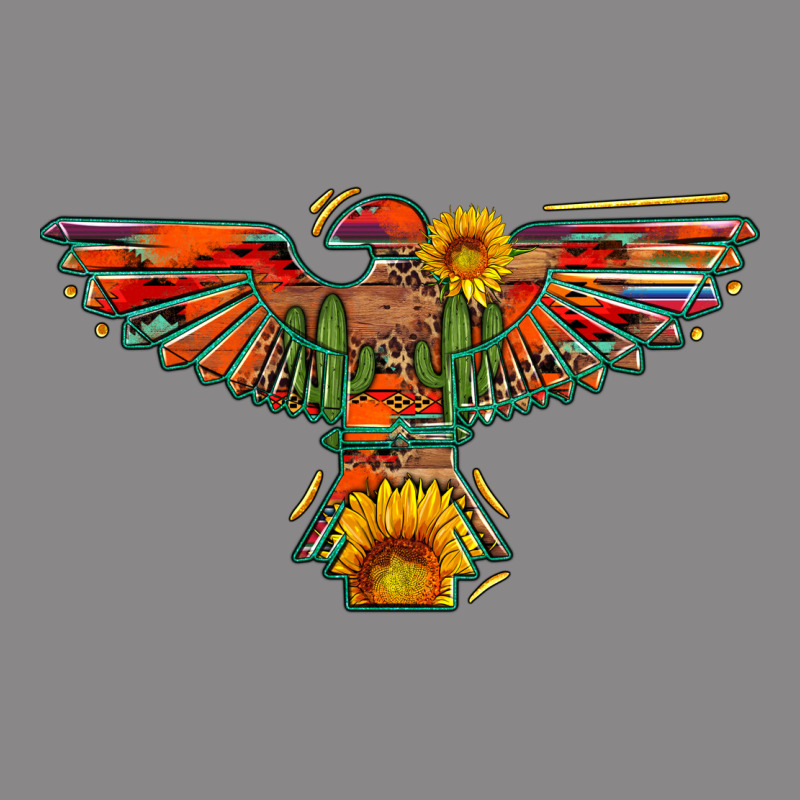 Thunderbird  Wild Soul With Sunflower Serape Aztec Vintage Tee by Artiststas | Teevron