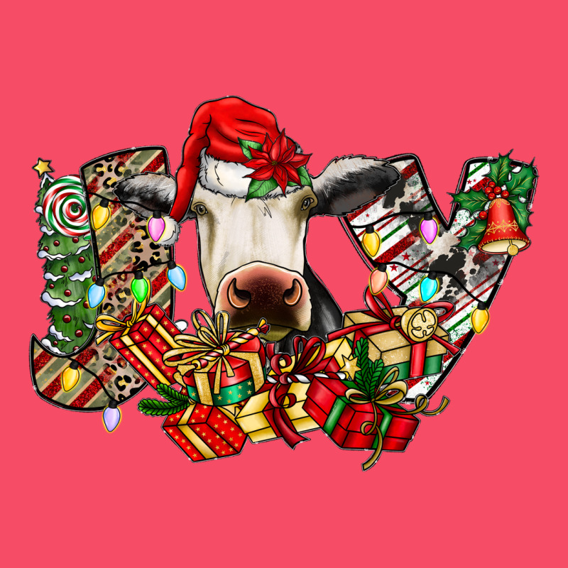 Christmas Joy Cow Premium Sweatshirt by CowhideDigitalArt | Teevron