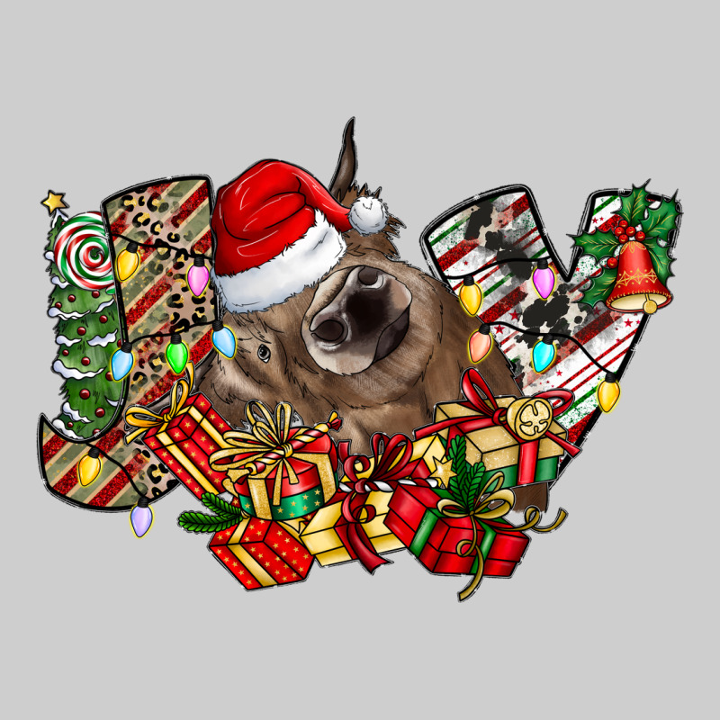 Christmas Joy Highland Cow Premium Sweatshirt by CowhideDigitalArt | Teevron