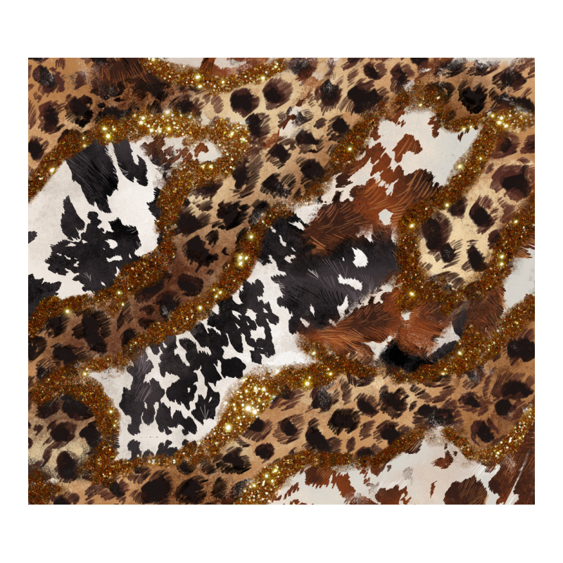 Leopard And Cowhides Long Sleeve Tee by BarkalooDesign | Teevron
