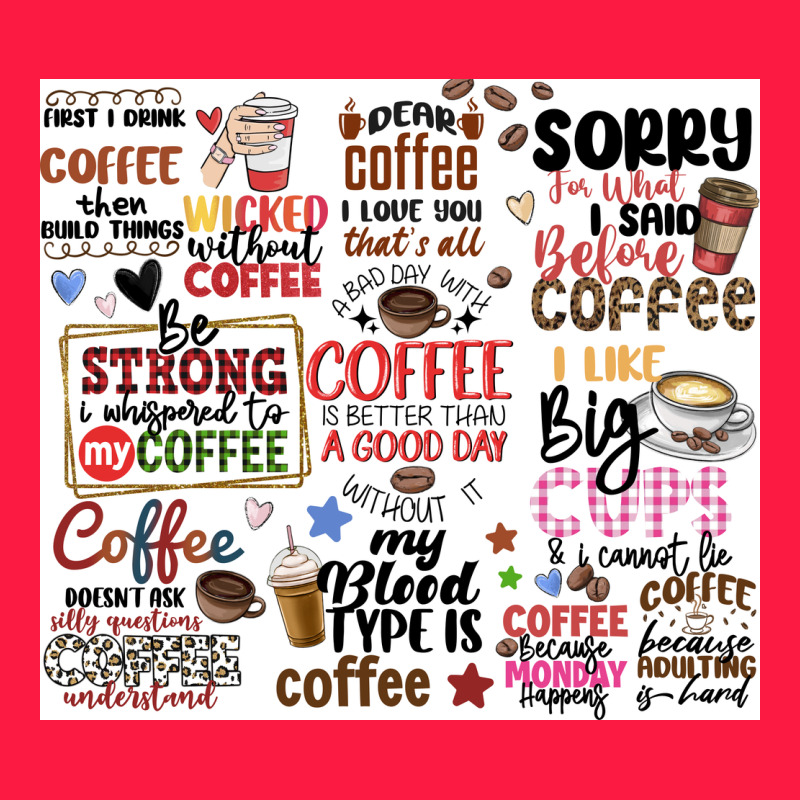 Funny Coffee Quotes Zipper Hoodie by MaliasSmallBusiness | Teevron