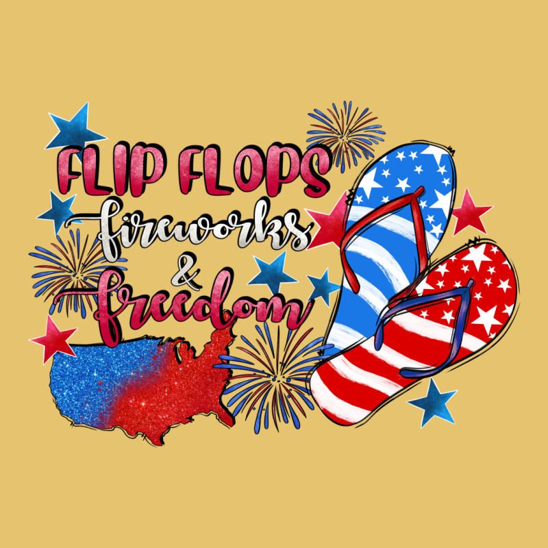 Flip Flops Fireworks & Freedom 4th Of July Premium Sweatshirt by CowGirlArtShop | Teevron