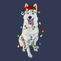 Christmas White Shepherd With Christmas Lights Heavyweight Hoodie | Teevron