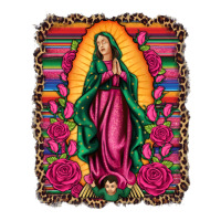 our lady of guadalupe serape background | Teevron