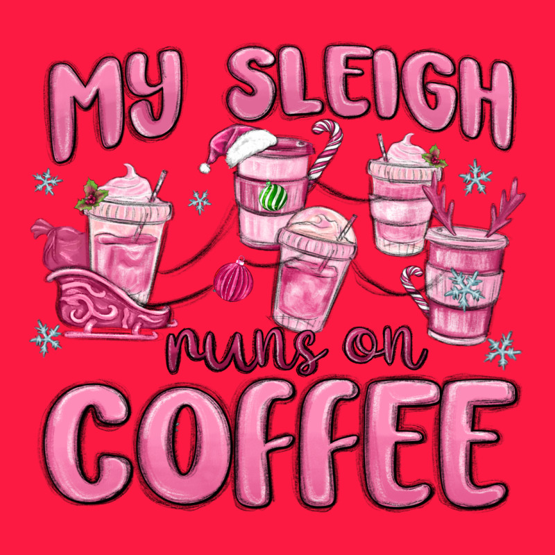 My Sleigh Runs On Coffee Zipper Hoodie by MaliasSmallBusiness | Teevron