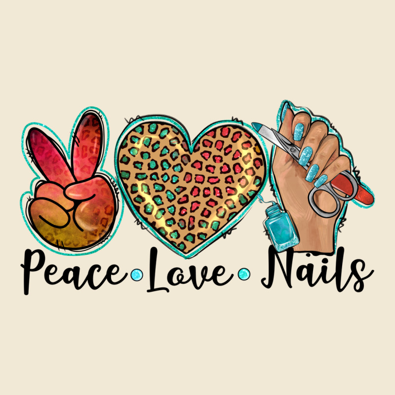 Peace Love Nails Ladies Tee by BarkalooDesign | Teevron