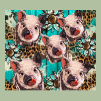 Western Cowhide Sunflower Baby Pig Urban Hoodie | Teevron