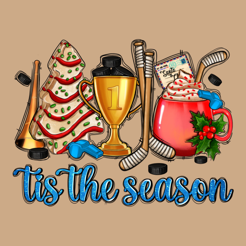 Tis The Season Hockey And Christmas Vintage Hoodie by AdoDesignShop | Teevron