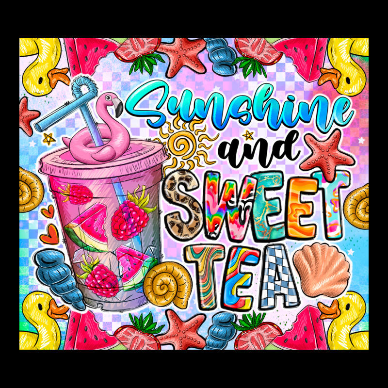 Summer Vibes With Sweet Tea Heavy Core Tee by CowhideDigitalArt | Teevron