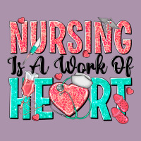 Nursing Is A Work Of Heart Heavyweight Hoodie | Teevron