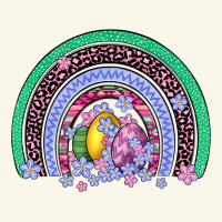 Easter Egg Rainbow Premium Hoodie | Teevron