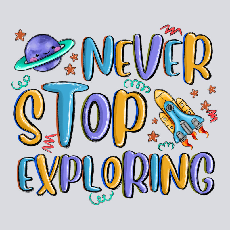 Never Stop Exploring Zipper Hoodie by MaliasSmallBusiness | Teevron