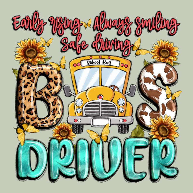 Early Rising Always Smiling Safe Driving Bus Drive Classic Tee by MaliasSmallBusiness | Teevron
