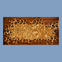 Wooden Leopard Glitter  License Plate Template Urban Hoodie | Teevron