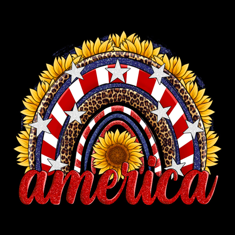 America Sunflower Rainbow Urban Heavy Tee by Artiststas | Teevron