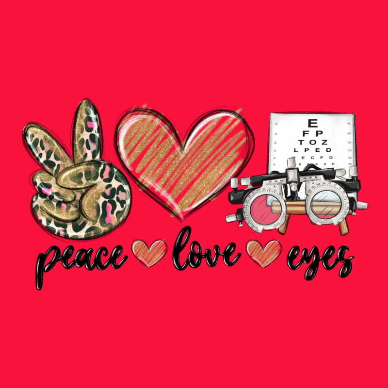 Peace Love Eyes Classic Tee by MaliasSmallBusiness | Teevron