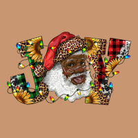 African American Santa Joy With Sunflowers Heavyweight Hoodie | Teevron