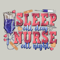 Sleep All Day Nurse All Night Heavyweight Hoodie | Teevron