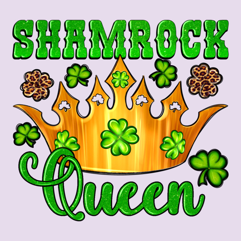 Shamrock Queen Crown Leopard Glitter Premium Hoodie by Artiststas | Teevron