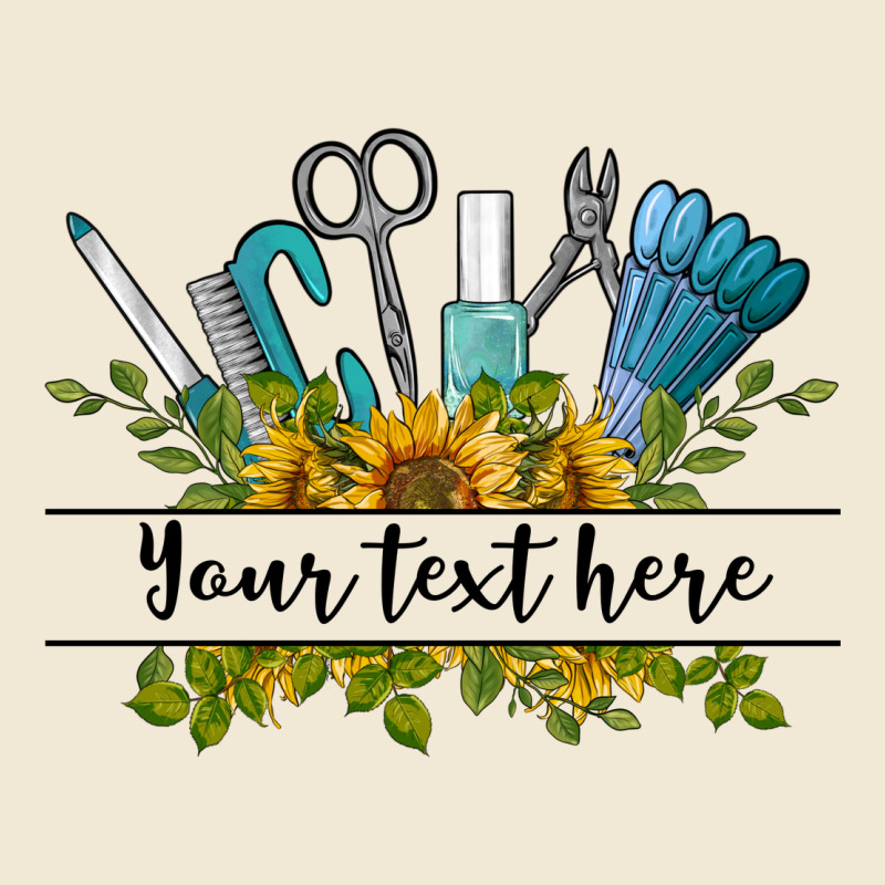 Customize Nail Tools With Sunflower Preview Ladies Tee by BarkalooDesign | Teevron
