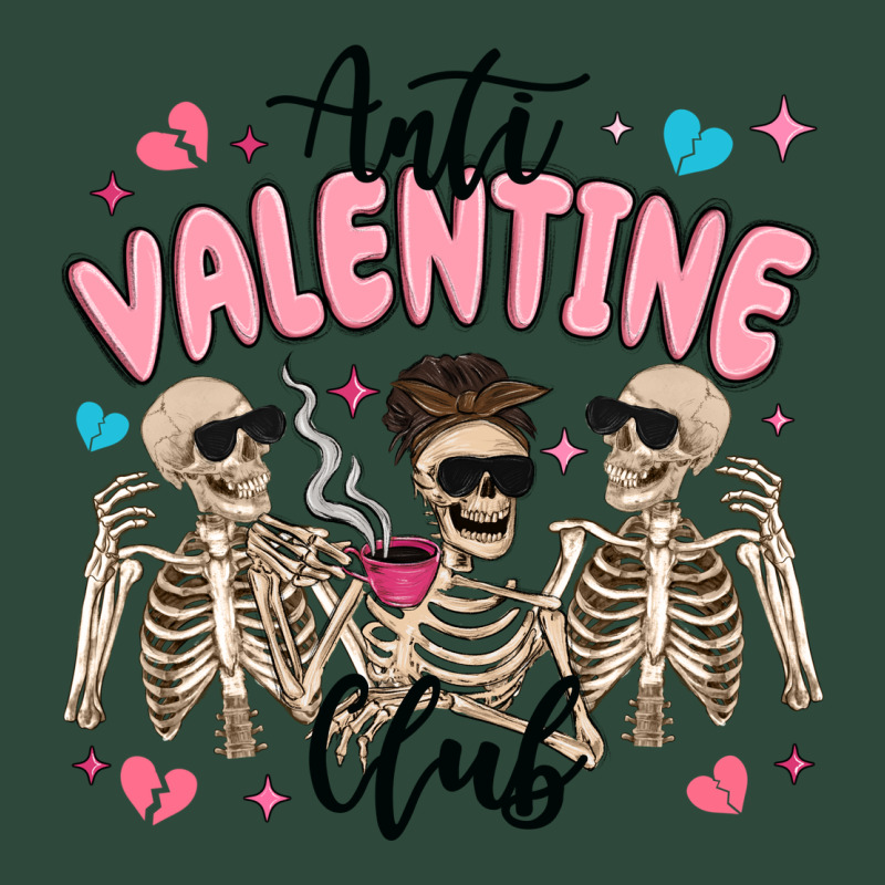 Anti Valentine Club Zipper Hoodie by MaliasSmallBusiness | Teevron