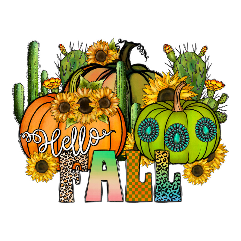 Hello Fall Premium Sweatshirt by CowhideDigitalArt | Teevron