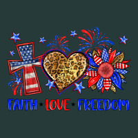 Faith Love Freedom Premium Sweatshirt | Teevron