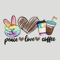 Peace Love Coffee Zipper Hoodie | Teevron