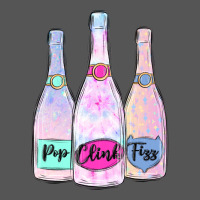 Pop Clink Fizz Champagne Bubbly Zipper Hoodie | Teevron