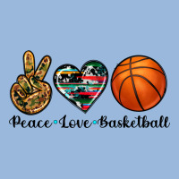 Peace Love Basketball Premium Hoodie | Teevron