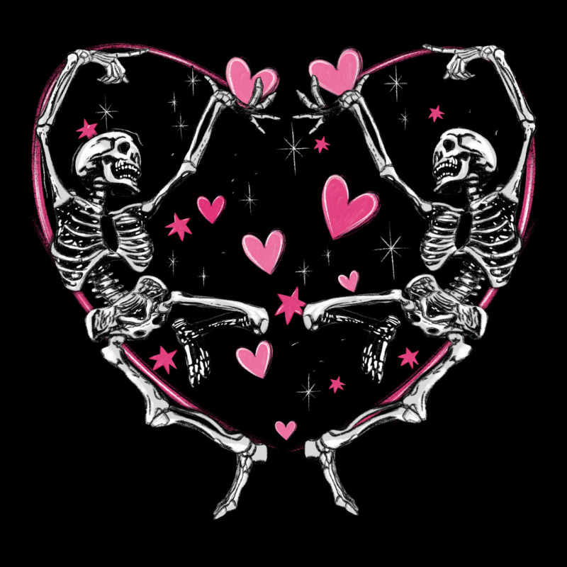 Valentines Day Skeleton Zipper Hoodie by MaliasSmallBusiness | Teevron