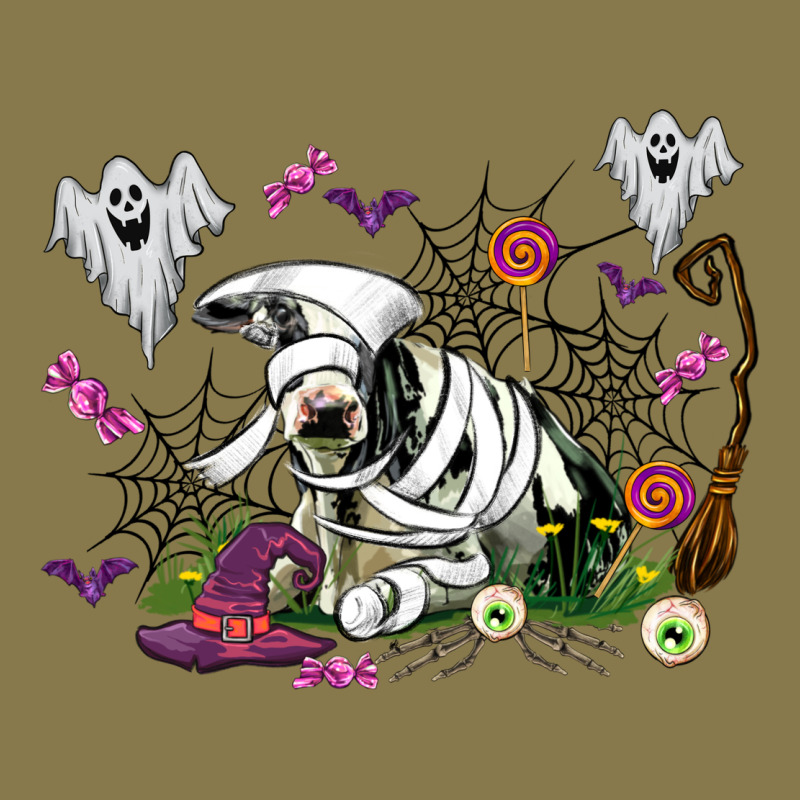 Halloween Cow And Ghosts Premium Hoodie by AdoDesignShop | Teevron