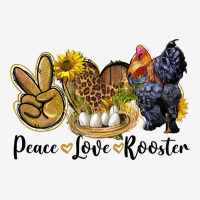 Peace Love Rooster Urban Hoodie | Teevron