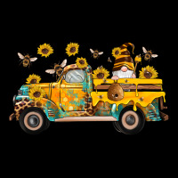 Western Bee Gnomes Truck Sunflowers Honeycomb Beehive Honey Turquoise Urban Heavy Tee | Teevron