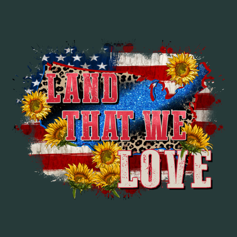 Land That We Love 4th Of July Premium Sweatshirt by CowGirlArtShop | Teevron