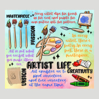 Artist Life Zipper Hoodie | Teevron